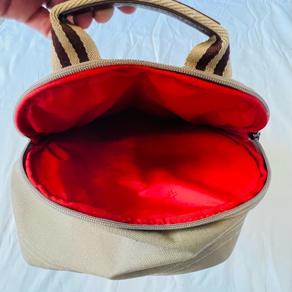 TEDDY ZIPPER BACKPACK IN DESERT CANVAS BY BAEKGAARD NWT - Picture 4 of 8